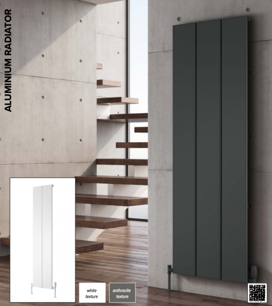 REINA Designe Larga Vertical Aluminium Radiator